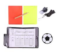 Générique Kit de l'Arbitre | Kit de Cartons d'Arbitre de Football | Outils Portables Polyvalents pour Entraînement Football Coaching Matchs Adultes