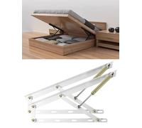 Générique Kit de Levage de lit à Ressort à gaz, Robuste - 1 Paire de mécanismes de for Un accès Facile au Rangement sous Le lit(Natural,60cm/23.6in)