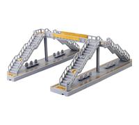 Générique Kit De Maquette De Construction De Passerelle - Modèles De Passerelles Ferroviaires, Kit D'accessoires De Fabrication De Passerelles Ferroviaires Miniatures pour, Adultes, Âges, avec Un D