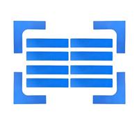 Générique Kit De Marquage De Terrain De Sport Portable - Ensemble De Lignes De Démarcation Et Antidérapantes À Placer sur Le Terrain. Bandes pour Délimiter Le, Idéales pour L'entraînement, Les