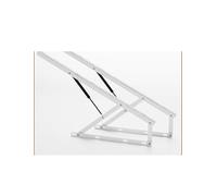 Générique Kit de mécanisme de Levage hydraulique Robuste for lit de Rangement, 1 Paire de charnières de Levage Pliables for Cadre de lit et canapé-lit, Solution Peu encombrante(Cream,3.9ft/120cm)
