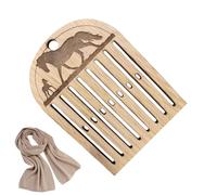 Générique Kit De Métier À À Lisse Rigide Et Sangle Dorsale,Petites Fournitures En Bois Pour Multi-Créations - Kit Complet De Métier À Tricoter - Pour Sangles, Colliers, Bracelets, Cadeaux Pour
