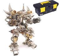 Générique Kit de modèle mécanique en métal 3D, Jouets artisanaux mécaniques en métal 3D Faits à la Main, Kits d'assemblage DIY de Puzzles pour Adultes