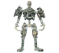 Générique Kit de modèle Squelette Mech en métal 3D, Plus de 1250 pièces | avec des articulations articulées, poses réglables, puzzle mécanique, décoration de bureau à domicile, pour adultes