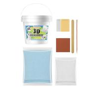 Générique Kit De Moulage À La Main Familial 13x10,2x12cm 310g - Ensemble De Fabrication Ďe Moules 3D Pour Couples Avec Poudre Đe Clonage, Cadeau D'anniversaire D́e Mariage Pour La Fête Des Mères
