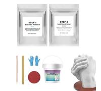 Générique Kit de Moulage de Main en plâtre - Romantique en Fêtes - Kit de Moulage de Main en Argile pour Maman | pour Anniversaire, Noce, St-Valentin, Soirée Amoureuse, Hommes, Femmes,