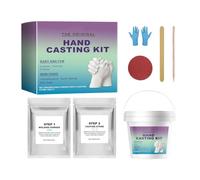 Générique Kit de Moulage de Main - Outil de Sculpture sur Plâtre Artisanal | Kit de Moulage de Main pour Couple,pour Adultes, Idée Cadeau Saint-Valentin, Fête des Mères, Noël, Mariage