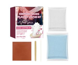 Générique Kit de Moulage de moules à, kit de plâtre à pour la Famille | Cadeaux d'anniversaire et de fête prénuptiale pour Les Couples, Grand-mère, Petite Amie, Petit ami, décoration de Noël.