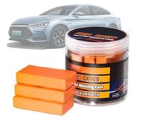 Générique Kit De Nettoyage À La Barre d'argile pour Automobile - 3 Pièces Agent Nettoyant pour Saletés,Barre d'argile Automobile | pour Polissage Poudre De Fer Nettoyage Lavage Verre Peinture