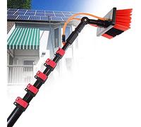 Générique Kit de Nettoyage de Panneaux solaires 9M - Brosse à Eau, nettoyant pour vitres et Outil de Nettoyage pour vitres pour Un Entretien Efficace du photovoltaïque Solaire et du système d'aliment