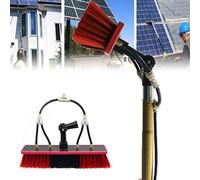 Générique Kit de Nettoyage de vitres de 7,3 m, Nettoyeur Extensible alimenté par Eau pour toits de véranda, Nettoyage de Panneaux solaires et photovoltaïques, portée de 7,2 m, Lave-vitres Efficace