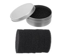 Générique Kit de Nettoyage Pinceaux Maquillage 6 Pièces 1 Éponge Unique et 5 Recharges en Mousse, Outil Réutilisable pour Enlever Couleur, Boîte Compacte, pour Beauté et Soins Personnels