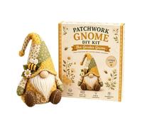 Générique Kit De Patchworks Gnome Débutant | Fournitures Artisanales Complètes Faites À La Main | Kit De Projet De Patchworks DIY Gnome 3D | Pour Adultes Femmes Artisanat Amoureux Vacances
