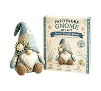 Générique Kit De Patchworks Gnome Débutant | Fournitures Artisanales Complètes Faites À La Main | Kit De Projet De Patchworks DIY Gnome 3D | Pour Adultes Femmes Artisanat Amoureux Vacances