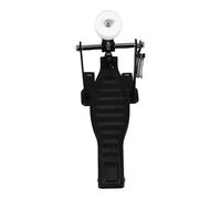 Générique Kit de pédale de grosse caisse en alliage d'aluminium noir, accessoire compatible double pédale pour batterie acoustique, conçu pour batteurs professionnels et débutants