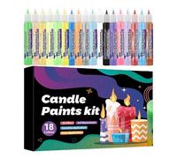 Générique Kit De Peinture De Bougies-stylo De De Bougie 18 Couleurs, Ensemble De Stylos D'écriture De Bougies Pour Décorer L'artisanat De |, Fabricant De Bougiesa De Stylos De Peinture De Bougiess,