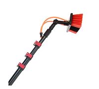 Générique Kit de Perche alimentée en Eau pour Le Nettoyage des vitres et des Panneaux solaires - 10,8 m (35,4 pi) avec système télescopique et Brosse - Outil de Lavage Efficace et économe en Eau pour