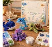 Générique Kit De Perles d'animaux À Faire Soi-même, Ensemble D'artisanat De Perles sur Le Thème des Animaux Mignons Comprenant des Perles Colorées, Facile À Utiliser, Humeur Apaisante(I)