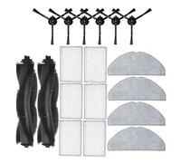 Générique Kit de pièces Rechange for aspirateur Robot ILife V20 avec Brosse, Filtre et Chiffon Nettoyage(SKQ)