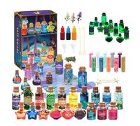 Générique Kit de Potion, Kit Créatif de Fabrication de Potions Magiques, Set d'Artisanat avec Flacons pour Familles Anniversaire Activités Ludiques Créatives