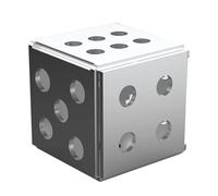 Générique Kit de Pratique de - Cube d'exercice de 4,2 x 4,2 cm, Bloc d'entraînement en Acier | Outil débutant pour Ensemble de compétences d'atelier, Utilisation Professionnelle, Module d'appren