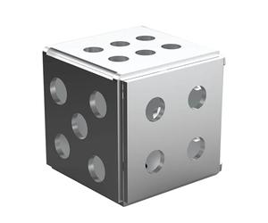 Générique Kit de Pratique de - Cube d'exercice de 4,2 x 4,2 cm, Bloc d'entraînement en Acier | Outil débutant pour Ensemble de compétences d'atelier, Utilisation Professionnelle, Module d'appren