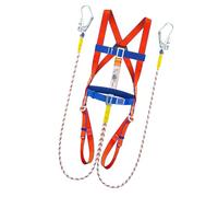 Générique Kit De Protection Anti-Chute Avec Harnais De Sécurité | Harnais Intégral Anti-Chute | avec Longe Absorbante, Accessoires Ergonomiques à Libération Rapide pour Maintenance de Tours