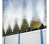Generique Kit De Pulvérisation D'irrigation, Buse en Laiton for Clôture Chantier Et Jardin, Système Refroidissement sans Électricité(3150inch/80m/262ft)