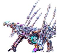 Générique Kit de Puzzle mécanique métallique en 3D, modèle de Dragon Intelligent à Monter soi-même - Kit d'assemblage de Puzzle en 3D, Collection d'artisanat Fait Main pour Adultes et Adolescents