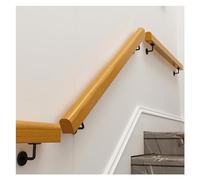 Générique Kit de Rampe d'escalier antidérapante Personnalisable avec espacement Mural de 1,2 po - 2 pi à 30 pi pour lofts, Bars, écoles maternelles et couloirs - Barre de Support en Bois (Noyer, 15,5