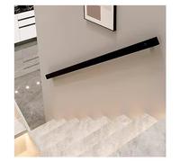 Générique Kit de Rampe d'escalier rectangulaire en Aluminium, Disponible en 2, 3, 4, 6, 10, 12, 14, 12, 14, sur Mesure. Barre de Support de Rampe auxiliaire Murale pour Enfants et Seniors, i