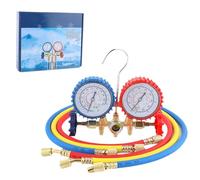 Générique Kit de Recharge AC,avec manomètre Complet de précision R134A - Ensemble pour système de climatisation - pour passionnés, familles, Amis,