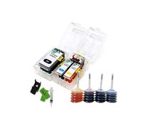 Générique Kit de Recharge de Cartouche, Compatible avec Canon, PG44 CL54 | Pixma E401 E402 E461 E471 E481 E201 E3110, cartouches noire et tricolore(1Set with ink)