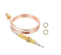 Générique Kit de Remplacement Thermocouple à Gaz 600mm Écrou, Capteur de Température en Métal et Plastique, Haute Fiabilité pour Processus Industriels et Fours