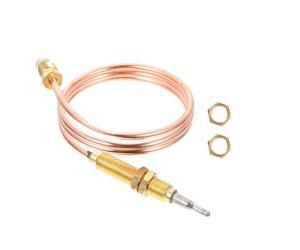 Générique Kit de Remplacement Thermocouple à Gaz 600mm Écrou, Capteur de Température en Métal et Plastique, Haute Fiabilité pour Processus Industriels et Fours