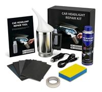 Générique Kit de Rénovation des Phares Voiture 200ml, Kit de Polissage et Réparation des Phares pour Jaunissement, Oxydation et Rayures