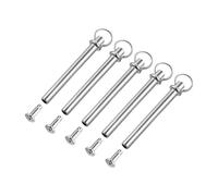 Générique Kit de Réparation 5 Pièces Rivets et Écrous en Acier Inoxydable 3 MM pour de Ventilateur Pliant Portable Accessoires de Fixation Solide pour Éventails Pliables en Papier