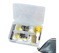 Générique Kit de réparation de Fissures de Pare-Brise de Voiture, kit de réparation d'éclats de Pare-Brise, Kit de de de de vitres de Voiture, de de Rayures d