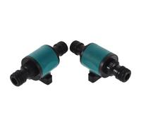 Générique Kit de Réparation de Tuyau Arrosage 2pcs avec Vanne à Débit Réglable et Installation Rapide en Plastique pour Jardin