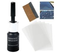 Générique Kit De Réparation De Verre Fissuré, Kit Reparation Pare Brise Voiture, 3ml Liquide Reparation Verre, Kit Réparation Fissures Pare Brise Résine