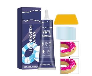 Générique Kit de réparation Gonflable - Ensemble de Colle adhésive de 50 ML, Outil de Fixation de revêtement de Piscine pour Matelas pneumatique, Solution de réparation de Joint étanche | Kit de 'ur