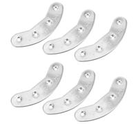 Générique Kit de Réparation Talon Chaussures Plaques Métalliques Robustes en Fer, 3 Paires Protège-talons Antidérapants pour Bottes Homme, pour Activités Outdoor et Montagne