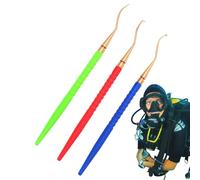 Générique Kit de Retrait de Joint torique de plongée, kit de Joint torique de plongée | Outil de réparation de,Extracteur d'anneau de régulateur, Outils de sous-Marine, 3 pièces d'extracte