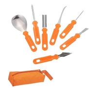 Générique Kit de Sculpture de Citrouilles,Kit de Sculpture Complet - Outils de pour Novices Projets Scolaires Passionnés de Gravure Fête Familiale