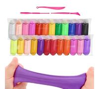 Générique Kit de Sculpture en Argile pour - Kit d'argile Multicolore séchée à l'air Libre pour - Pâte à Modeler antiadhésive colorée, Jouets Faits à la Main, activités Artisanales pour la Maison