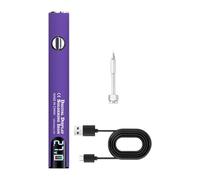 Générique Kit de Soudage Sans Fil USB Portable avec Affichage Numérique, Facile à Utiliser, Outil de Réparation de Soudure, Stylo à Souder, Ensemble Violette