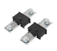 Générique Kit de Support de Silencieux chromé for Moto Compatible avec Harley CVO Touring Electra Steet Glide Road King 1985-2021