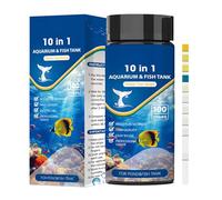 Générique Kit De Test d'eau D'aquarium - Bandes De Détection D'aquarium, Testeur Rapide De Qualité De l'eau, Outil De Soins Aquatiques | Réservoirs De Poissons d'eau Douce, Fournitures De Précise P