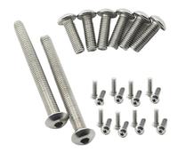 Générique Kit de vis de Boulon de carénage Complet en Acier Inoxydable 40 pièces 3 Tailles compatibles avec R1100RT 1996-2001