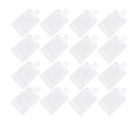 Générique Kit de Voyage Hygiène avec 20 Pochettes Souples Blanches 100ml Légères et Jetables en Sub Pet/pa/pe pour Lotion et Shampooing Portable